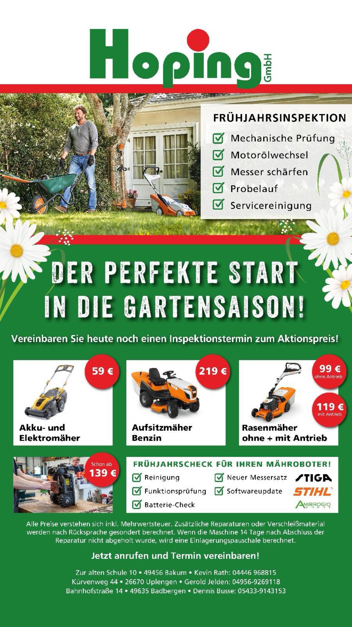 Frühjahrsinspektion